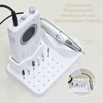 Διασυνοριακή τοποθέτηση μύλου Ράφι εμφάνισης Κεφαλή λείανσης Τρυπάνι κουτί οργάνωσης Εργαλεία μανικιούρ Κουτί αποθήκευσης μανικιούρ Κεφαλή λείανσης