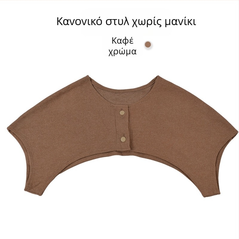 Αυτοθερμαινόμενο γιλέκο Derong για έγκυες μητέρες που κοιμούνται στην αυχενική μοίρα της σπονδυλικής στήλης, ανθεκτικό στο κρύο, για μεσήλικες και ηλικιωμένους, ζεστό σάλι, κρυφές επωμίδες για γυναίκες μετά τον τοκετό