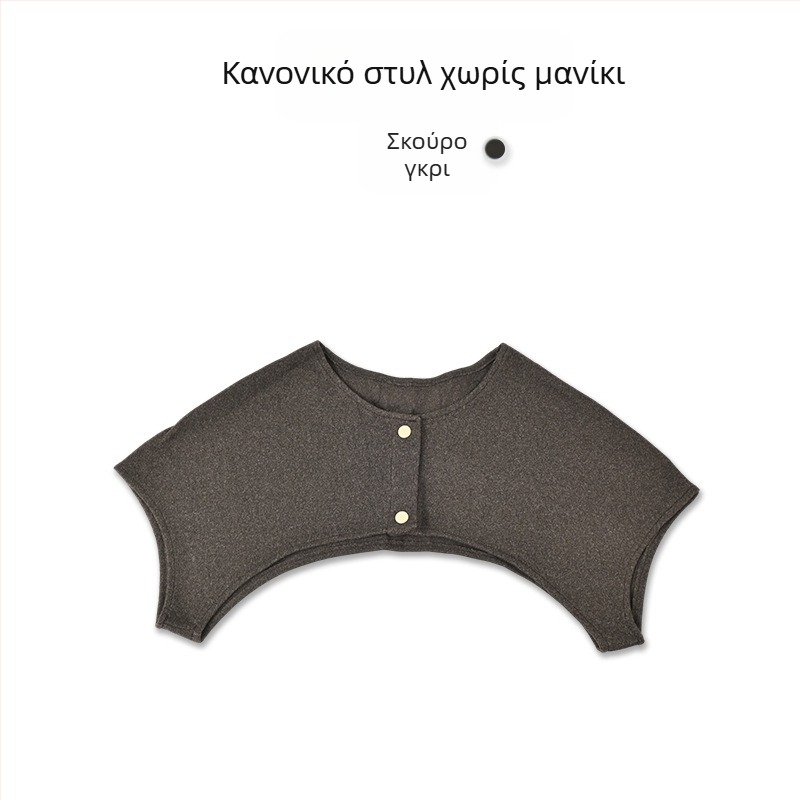 Αυτοθερμαινόμενο γιλέκο Derong για έγκυες μητέρες που κοιμούνται στην αυχενική μοίρα της σπονδυλικής στήλης, ανθεκτικό στο κρύο, για μεσήλικες και ηλικιωμένους, ζεστό σάλι, κρυφές επωμίδες για γυναίκες μετά τον τοκετό