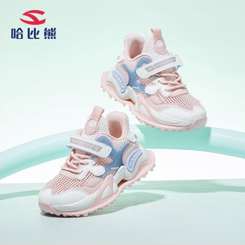 Παιδικά παπούτσια Habibie για αγόρια και κορίτσια, ελαφριά αθλητικά παπούτσια τεσσάρων εποχών Joker Velcro 24 φθινόπωρο νέας γενιάς μαλλιών