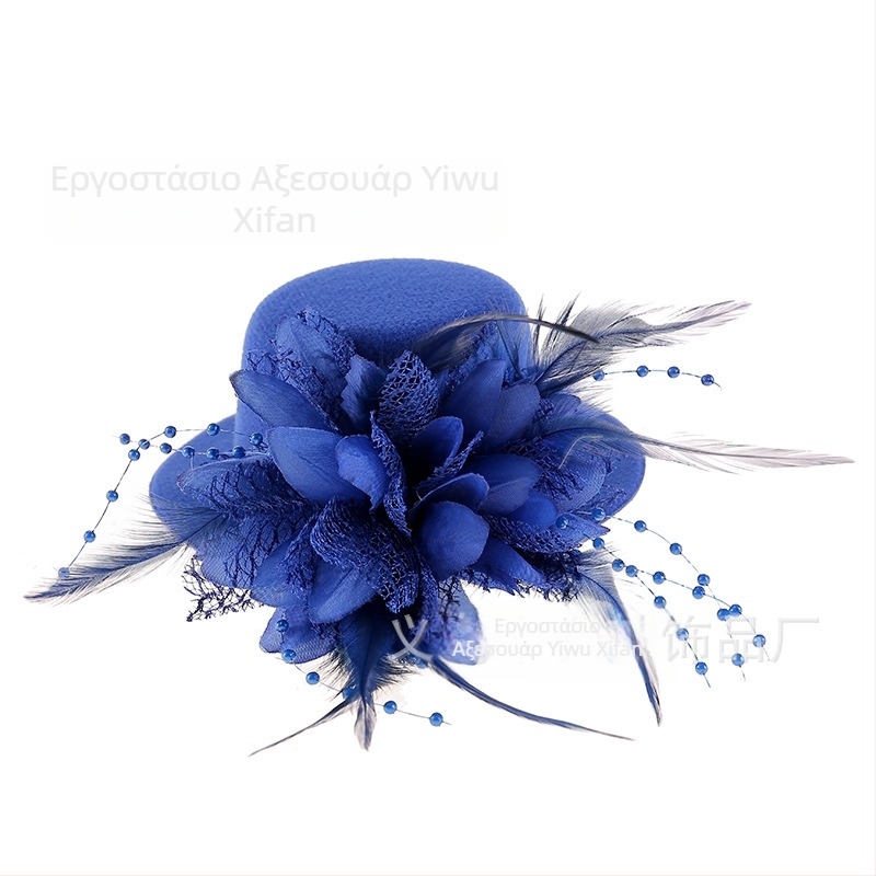 Αξεσουάρ μαλλιών με φουρκέτες από το Amazon Xiyin Temu, με τις καλύτερες πωλήσεις, Νέο παιδικό καπέλο με φτερά και λουλούδι, καπέλα χορού
