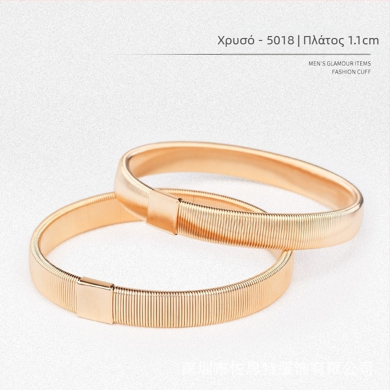 Ανδρικά μανίκια πουκάμισων με κόμπους, ρετρό, ευρωπαϊκά και αμερικανικά μανίκια, με σταθερό φανταχτερό πουκάμισο μπαρ, αντιολισθητικό δαχτυλίδι