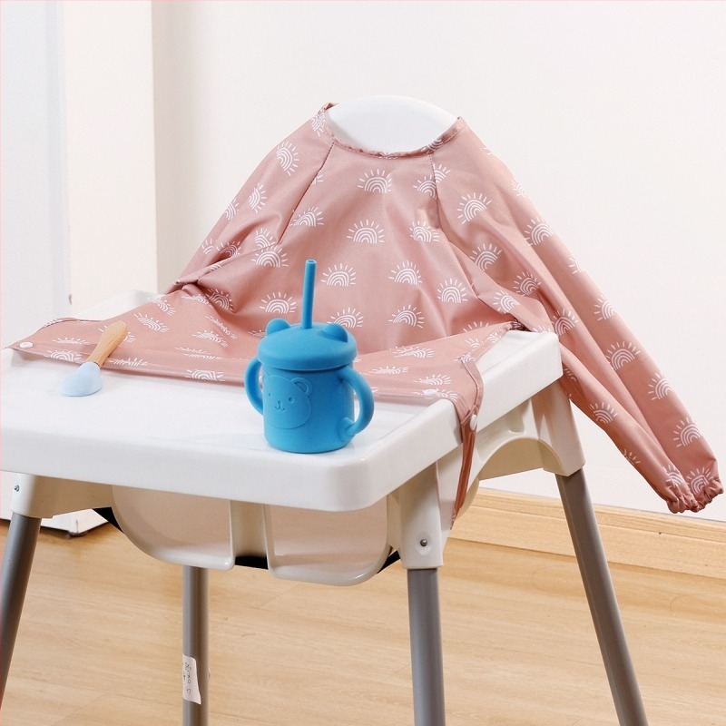 Αδιάβροχη ολόσωμη φόρμα για παιδιά δανικού τύπου, φθινοπωρινή και χειμερινή, αντι-ντύσιμο, καρέκλα τραπεζαρίας, σαλιάρα φαγητού