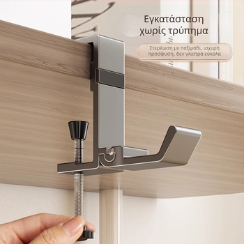 Σχολική τσάντα με γάντζο, γραφείο μαθητή, κρεμαστό στο πλάι, σχολική τσάντα, χωρίς γροθιές, ισχυρό, φέρον φορτίο, γραφείο κοιτώνα, χωρίς ραφές, κρεμαστή τσάντα, τεχνητό αντικείμενο