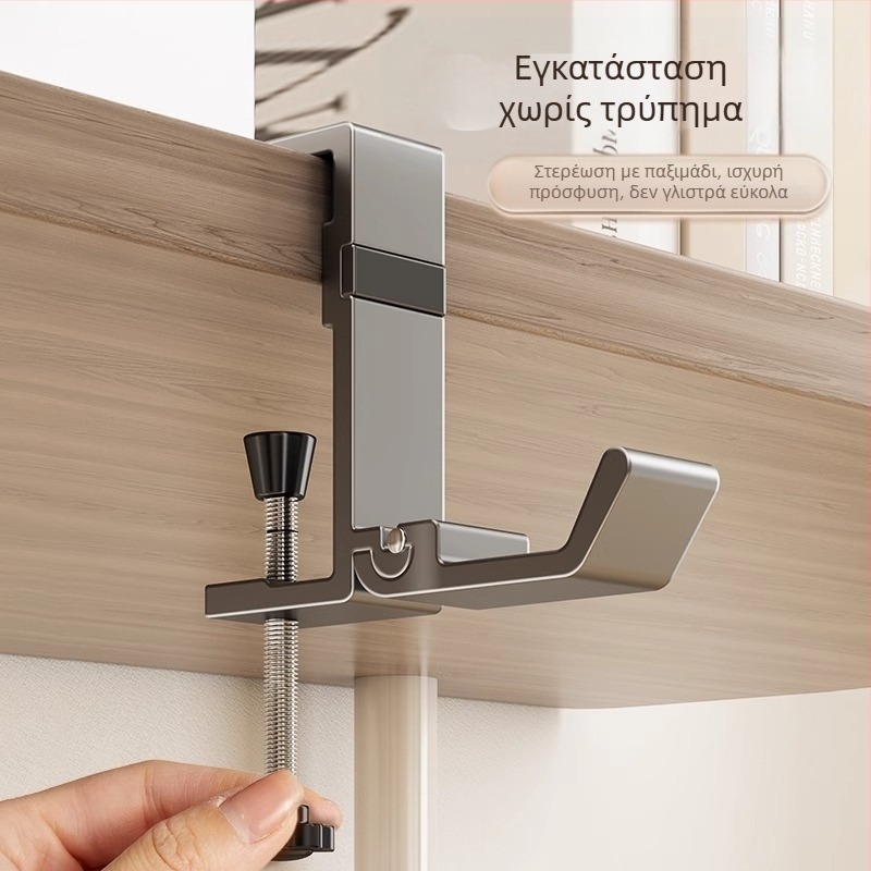 Σχολική τσάντα με γάντζο, γραφείο μαθητή, κρεμαστό στο πλάι, σχολική τσάντα, χωρίς γροθιές, ισχυρό, φέρον φορτίο, γραφείο κοιτώνα, χωρίς ραφές, κρεμαστή τσάντα, τεχνητό αντικείμενο