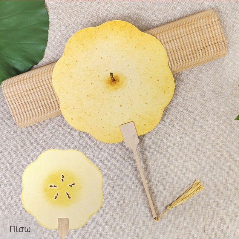 Βεντάλια καρπουζιού με φρούτα, βεντάλια ομάδας, δροσερά στηρίγματα, Little Red Book Explosions, χειροποίητη βεντάλια, καλοκαιρινή, χαριτωμένη, χειροποίητη βεντάλια δώρου