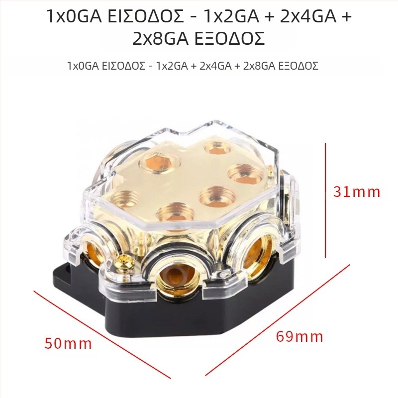 Διασυνοριακή Προμήθεια Διαχωριστή Τροποποίησης Ενισχυτή Ηχοσυστήματος Αυτοκινήτου, Διαχωριστή One-To-Two, Διαχωριστή One-To-Four, Διαχωριστή Hub