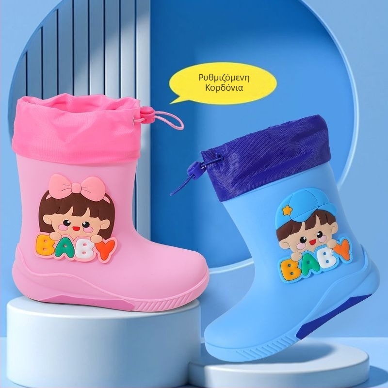 Παιδικές Μπότες Αδιάβροχης 2025, Παιδικές Αδιάβροχες Μπότες Αδιάβροχης Universal, Αντιολισθητικές, Παιδικές Μπότες Αδιάβροχης, Παπούτσια Νερού, Μωρά, Άνδρες και Γυναικεία, Χαριτωμένα Ζεστά Κινούμενα Σχέδια