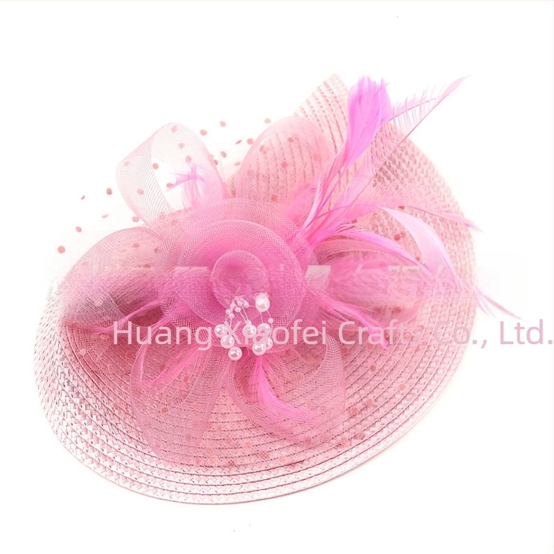 Δημοφιλή Μικρά Καπέλα Amazon για Ευρωπαϊκά και Αμερικανικά Νυφικά Καπέλα για Χάλογουιν, Αξεσουάρ Μαλλιών με Φτερά, Καπέλο Jockey Club