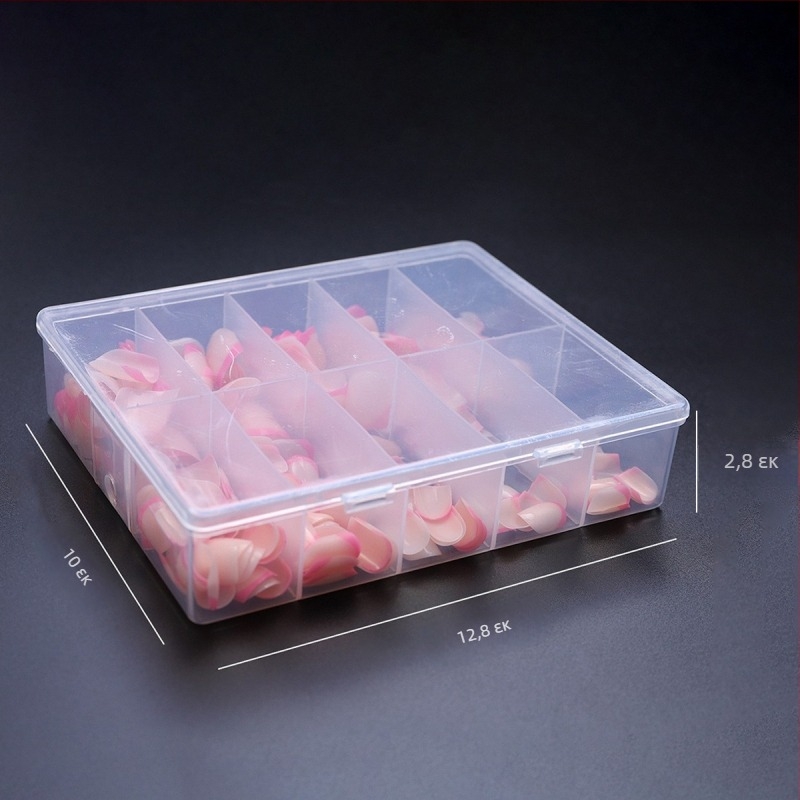 Μανικιούρ με ψεύτικα νύχια σε γαλλικό στιλ Wearing Armor 120 σε κουτί, αφαιρούμενο χρώμα, με ψεύτικα νύχια, γαλλικό στιλ Wearing Armor