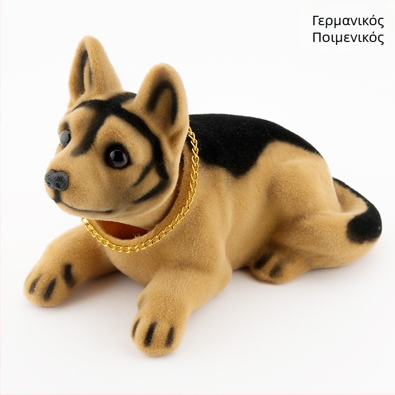 Προσομοίωση διακόσμησης αυτοκινήτου σκύλου με κουνημένο κεφάλι, αξεσουάρ κούκλας με κουνημένο κεφάλι, αυτοκίνητο ρητίνης, κινούμενο κεφάλι σκύλου, αυτοκίνητο Άνοιξη σκύλος χονδρικής