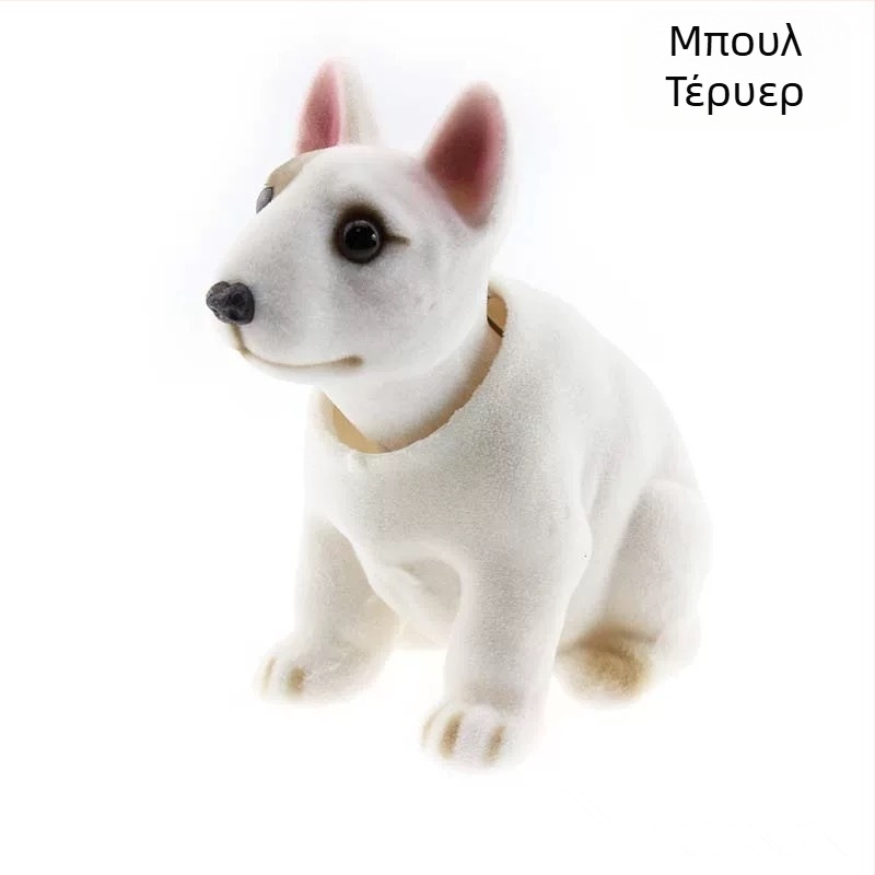 Προσομοίωση διακόσμησης αυτοκινήτου σκύλου με κουνημένο κεφάλι, αξεσουάρ κούκλας με κουνημένο κεφάλι, αυτοκίνητο ρητίνης, κινούμενο κεφάλι σκύλου, αυτοκίνητο Άνοιξη σκύλος χονδρικής