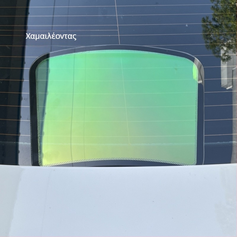 Δημοφιλής πολύχρωμη ηλιακή μεμβράνη μόνωσης μπροστινής όψης μωβ ανοιχτό μπλε Enchantress Rose Ghost Car Window Film υψηλή μόνωση και υψηλή ευκρίνεια