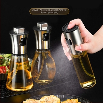 304 Ανοξείδωτο ατσάλινο ψεκαστήρα τύπου ψεκαστήρα Μπουκάλι ψεκαστήρα μπάρμπεκιου οικιακής χρήσης γυάλινο ψεκαστήρα μπουκάλι ψεκασμού μπουκάλι λαδιού