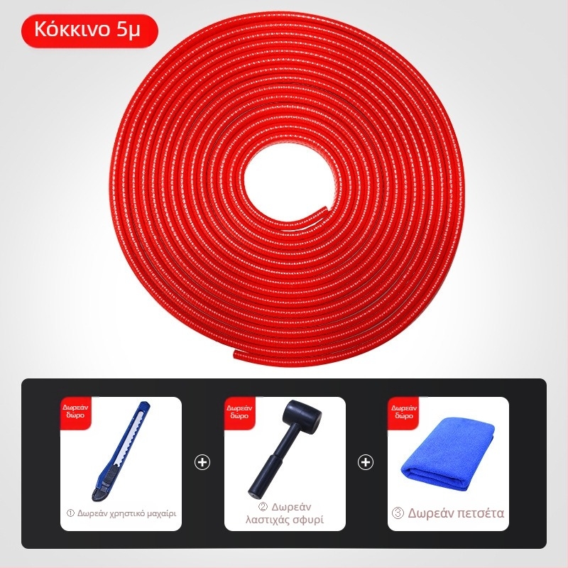 Λωρίδα αντισύγκρουσης πόρτας αυτοκινήτου, ταινία προστασίας άκρων πόρτας γενικής χρήσης, αντικολλητική ταινία ανοίγματος πόρτας, αντιχαρακτική αυτοκόλλητη ταινία για χτυπήματα, διακοσμητικά είδη