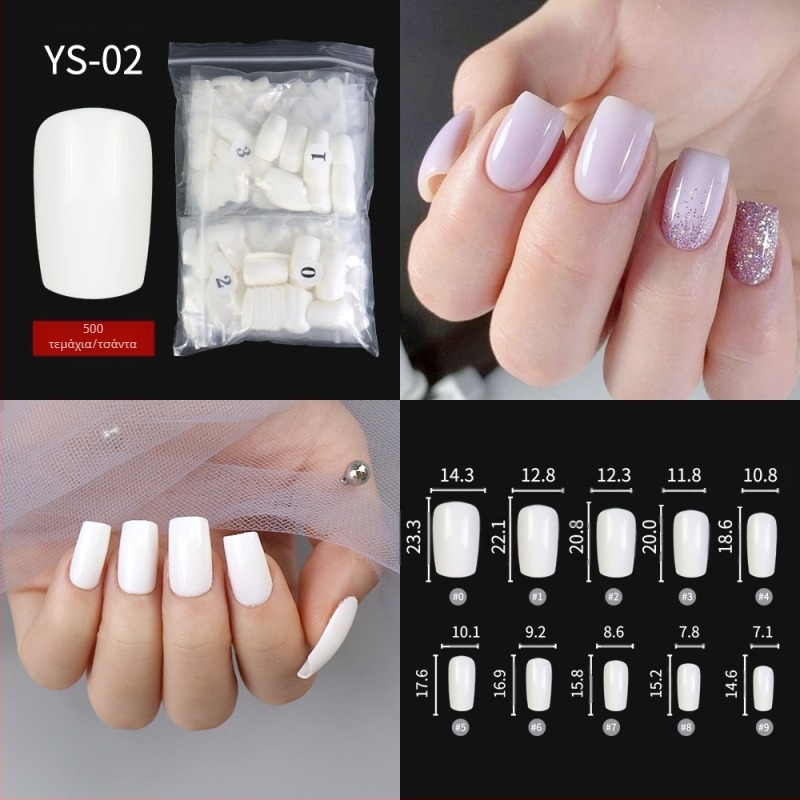 Νέο κομμάτι νυχιών γαλλικής χρήσης, αυτοκόλλητα μισών άκρων, αυτοκόλλητα ψεύτικου νυχιού, μπάλωμα νυχιών παρατεταμένης χρήσης