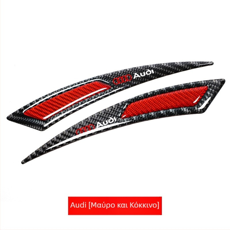 Νέα ταινία αντι-σύγκρουσης φρυδιών τροχού αυτοκινήτου τροποποιημένη γενικής χρήσης από πραγματικές ίνες άνθρακα αντι-σύγκρουση αντι-γρατσουνιά κόλλα αντι-σύγκρουσης αυτοκόλλητο διακοσμητική ταινία