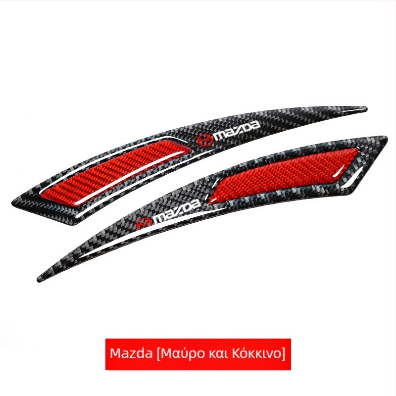 Νέα ταινία αντι-σύγκρουσης φρυδιών τροχού αυτοκινήτου τροποποιημένη γενικής χρήσης από πραγματικές ίνες άνθρακα αντι-σύγκρουση αντι-γρατσουνιά κόλλα αντι-σύγκρουσης αυτοκόλλητο διακοσμητική ταινία