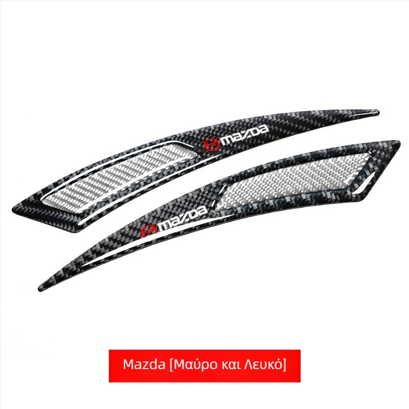 Νέα ταινία αντι-σύγκρουσης φρυδιών τροχού αυτοκινήτου τροποποιημένη γενικής χρήσης από πραγματικές ίνες άνθρακα αντι-σύγκρουση αντι-γρατσουνιά κόλλα αντι-σύγκρουσης αυτοκόλλητο διακοσμητική ταινία