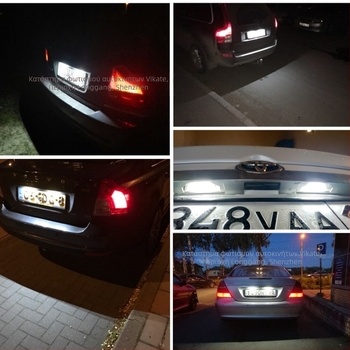 Συναρμολόγηση λαμπτήρα πινακίδας Volvo – LED, 12V, 2W, 30000 ώρες ζωής