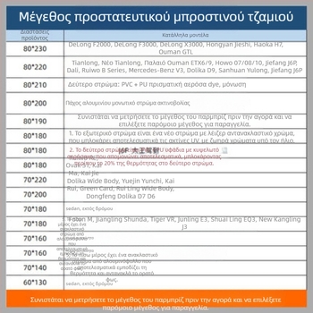 Κουρτίνα ηλιοπροστασίας αυτοκινήτου για οροφή, αλουμινόφυλλο, εγκατάσταση με βεντούζες, στυλ Original Wind