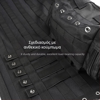 Τσάντα αποθήκευσης πίσω πόρτας, ύφασμα, με λαβή, για κρέμασμα