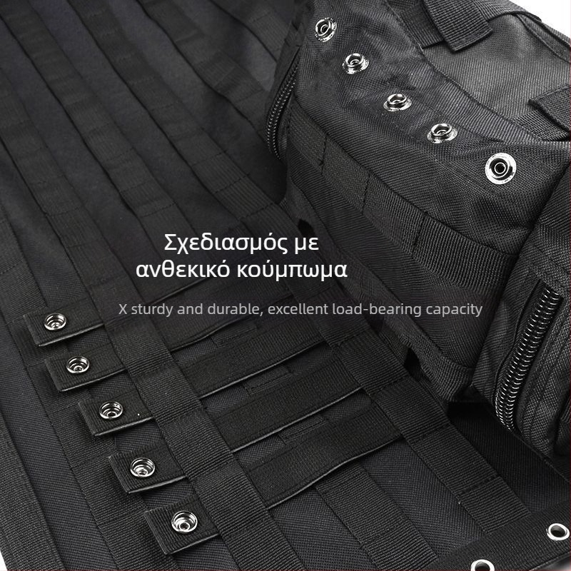 Τσάντα αποθήκευσης πίσω πόρτας, ύφασμα, με λαβή, για κρέμασμα