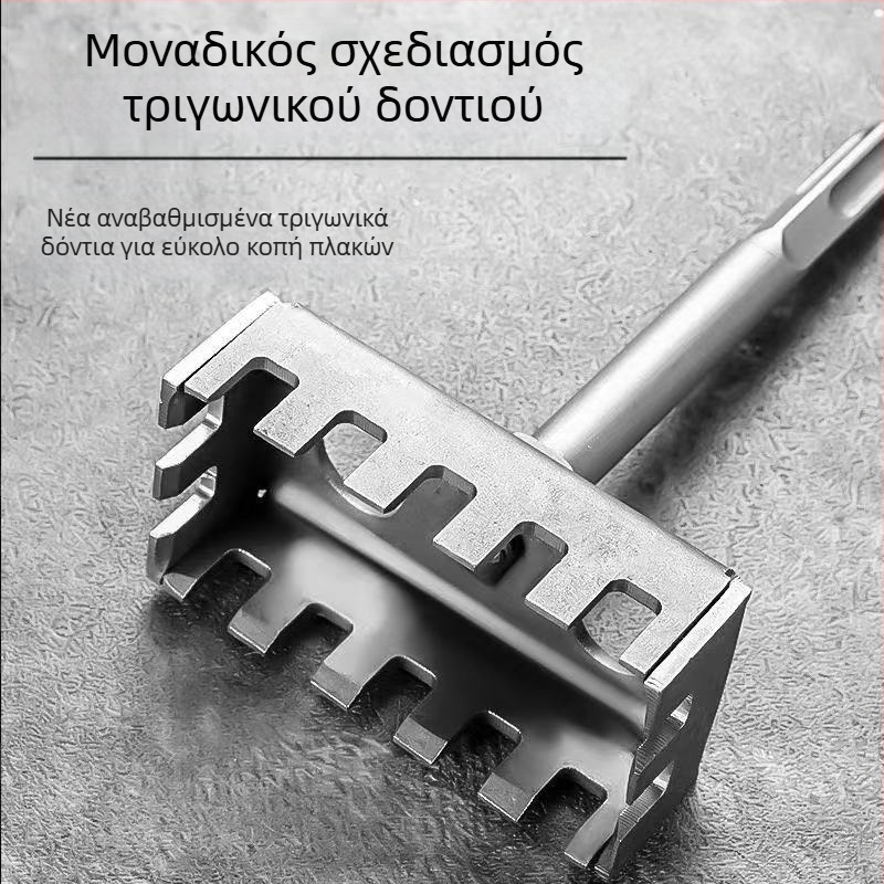 Εργαλείο διάτρησης τετράγωνης λαβής για ηλεκτρικά κουτιά — ανοίγμα καναλιών και οπών σε κουτιά καλωδίων, εργαλείο με τετράγωνη λαβή