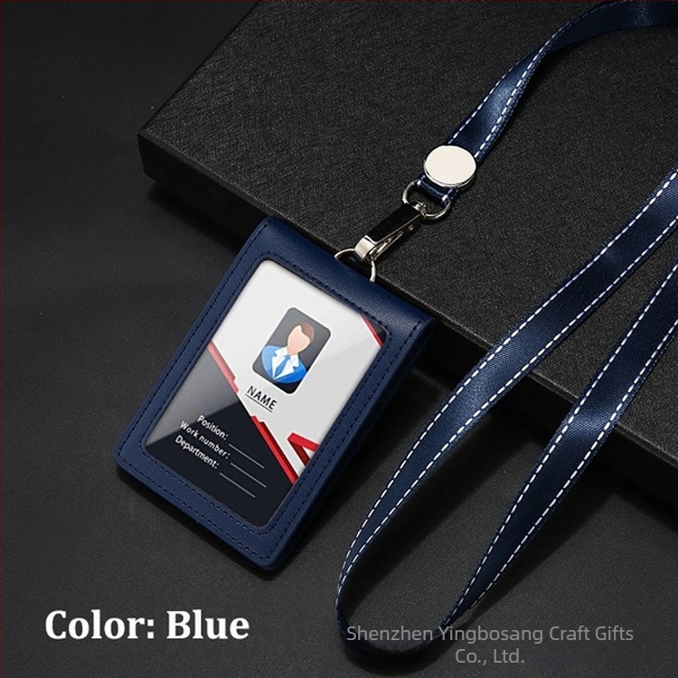 Δερμάτινη θήκη για ID με λουράκι – Inbosan Work Card Holster-1, Τύπος Κάρτας, Εκτύπωση Λογότυπου Can, Χειροποίητο, Μεταφορά Θερμότητας, Μεταξοτυπία