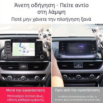Αντηλιακό σκιάστρο οθόνης πλοήγησης αυτοκινήτου, ABS υλικό, μοντέλο 133, μάρκα Runner