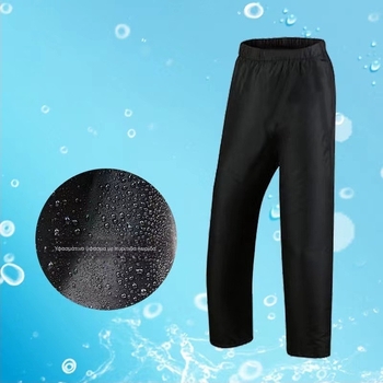 Πανωφόρι βροχής για ενήλικες, ένα κομμάτι, αδιάβροχο και διαπνοή, ύφασμα Pongee με PU κόλλα, πάχος 0.24 мм, βάρος 0.43 kg