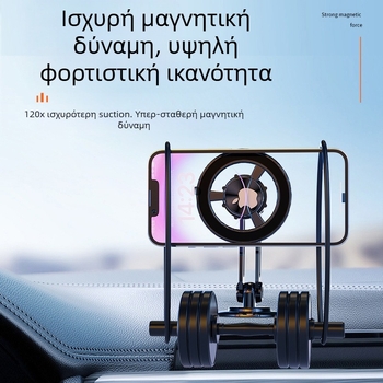 cindry Ισχυρός μαγνητικός αναδιπλούμενος δέκτης αυτοκινήτου για ταμπλό MagSafe, adhesive τοποθέτηση, συμβατός με τον πίνακα οργάνων, γενική χρήση, προσαρμογή κατά παραγγελία