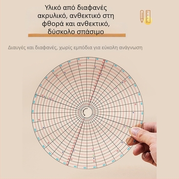 Κεραμικός κυκλικός διαχωριστής – πλήρης κυκλικός διαχωριστής, πολυλειτουργικός διαχωριστής και μετρητής σχεδίασης