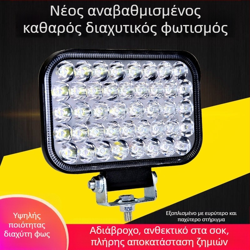 LED προβολέας οχήματος - 3W LED με σώμα από χυτό αλουμίνιο, PC κάλυμμα, αδιάβροχος, κατάλληλος για αυτοκίνητα, φορτηγά, ηλεκτρικά οχήματα και τρίκυκλα