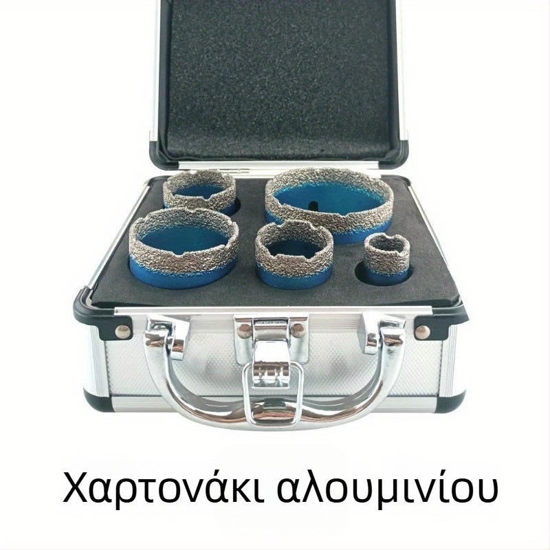 Σετ 5 τεμαχίων για ξηρή διάτρηση με M14 – δίσκοι διάτρησης για πορσελάνινα πλακίδια, γρανίτη, μάρμαρο και βιτριφική τούβλο