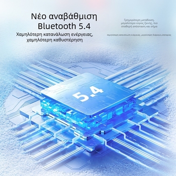 An shengye ασύρματα ακουστικά με γάντζο για το αυτί, Bluetooth 5.4, IPX5 αδιάβροχα, εμβέλεια 10 m, διάρκεια μπαταρίας 4-8 ώρες, στερεοφωνικά