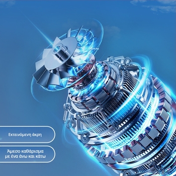 Φορητή ασύρματη σκούπα αυτοκινήτου, 65W, 5V, αναρρόφηση 20000Pa, επαναφορτιζόμενη