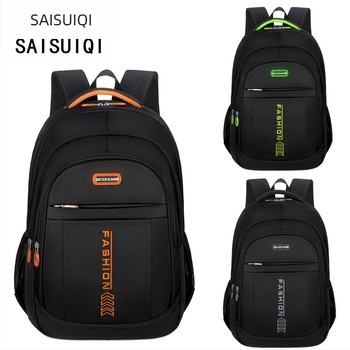 Ανδρικό σακίδιο από Oxford ύφασμα, 20–35L, κατάλληλο για φορητό υπολογιστή 14 ιντσών, με ιμάντες αερόσφυξης, πολυεστερική επένδυση