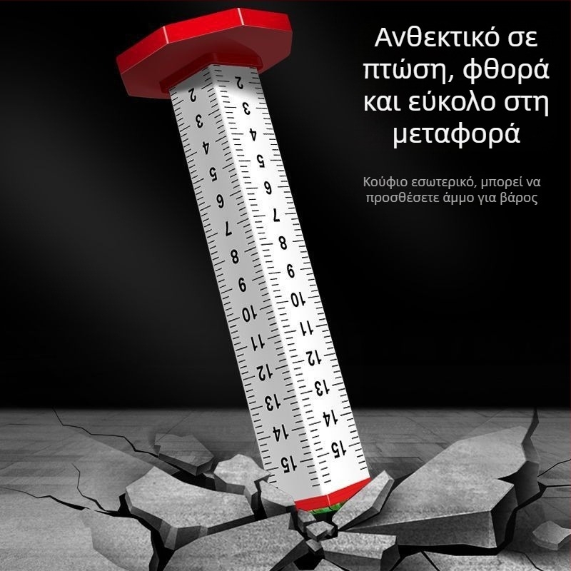 Τετράπλευρο εργαλείο από κράμα αλουμινίου για ίσιωμα και οριζόντια ευθυγράμμιση σε εργασίες τοιχοποιίας και πλακιδίων