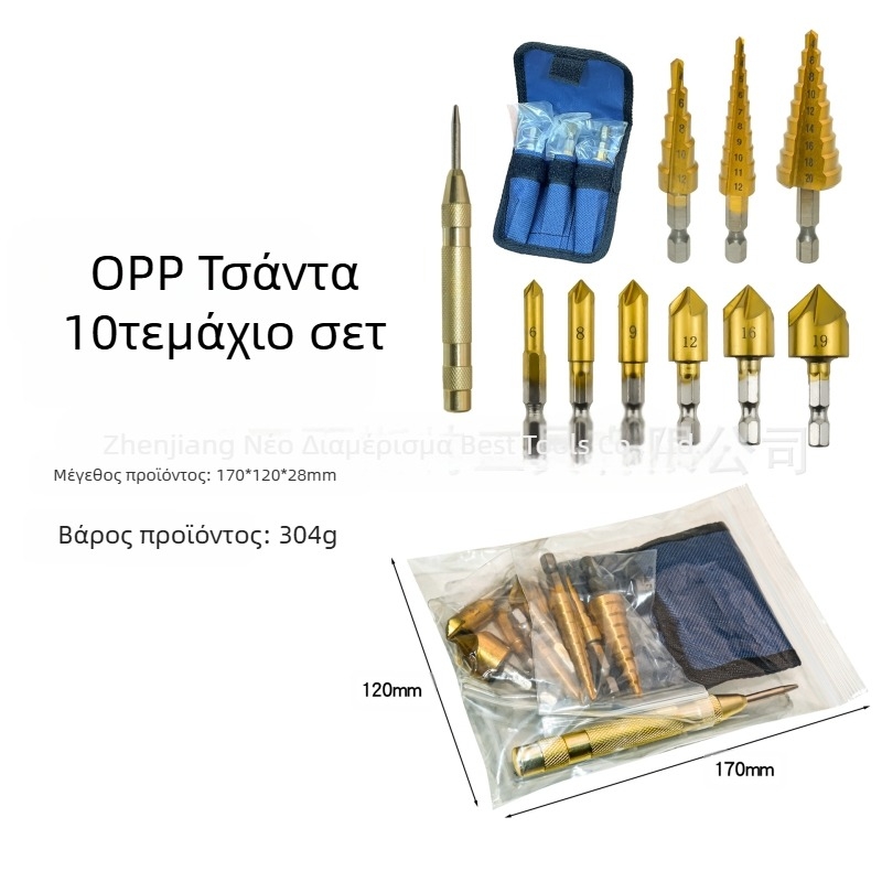 Σετ 26 τεμαχίων τρυπανιών ξυλουργικής με κοπτικά γωνίας, κεντρικό τρυπάνι και pagoda τρυπάνια