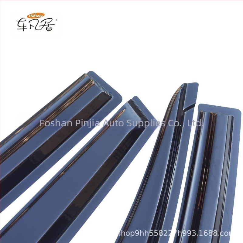 Ακρυλικός προστατευτικός βροχής για RAV-4, εγκατάσταση με κόλλα, συμβατό με μοντέλα 1994–2023, σετ 4 τεµάχια