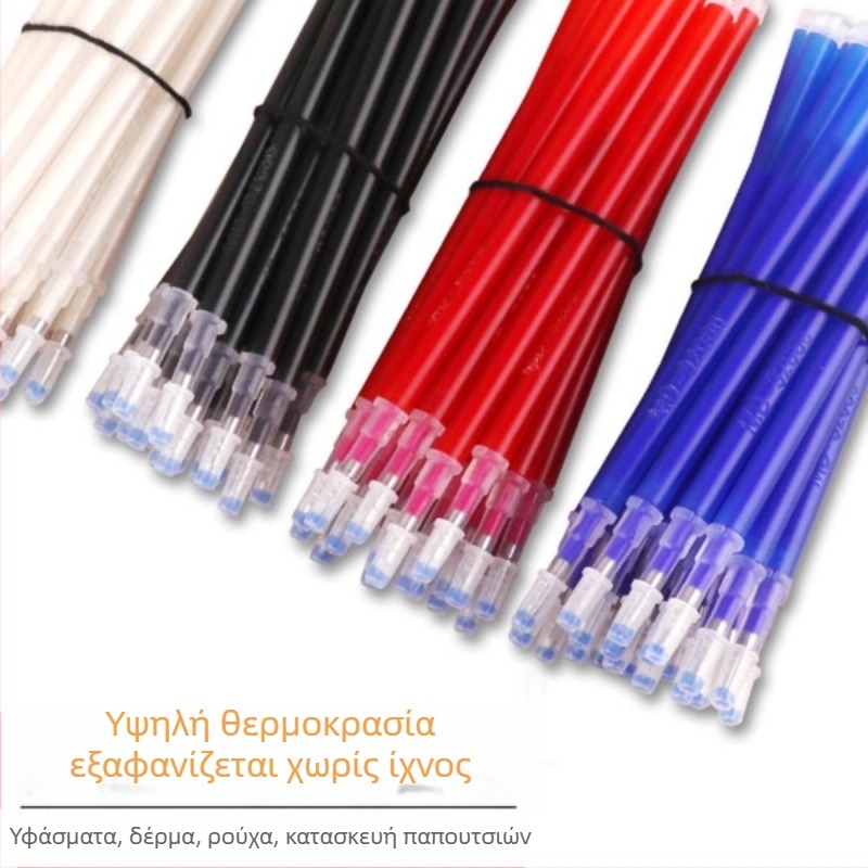 Ρεφίλ για στυλό που εξαφανίζεται σε υψηλή θερμοκρασία για δέρμα και ύφασμα – 1.0 mm πλάτος κλωστής, πλαστικό, βιομηχανική σήμανση