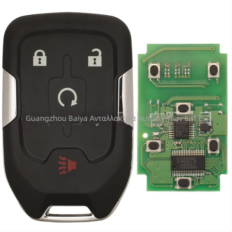 Chevrolet κλειδί απομακρυσμένο με 3/4/5/6 κουμπιά, 315/433MHz HYQ1AA/EA; λεπίδα: χαλκός + πλαστικό; περίβλημα: πλαστικό; βάρος 54.3 g