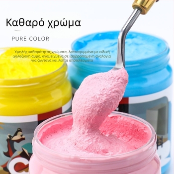 Σετ χρωμάτων υφής για ζωγραφική από Zhongsheng Painting Material, προπυλενική βάση, 300 ml χωρητικότητας, 36 φιάλες ανά κουτί, IP εξουσιοδότηση για καλλιτεχνική δημιουργία
