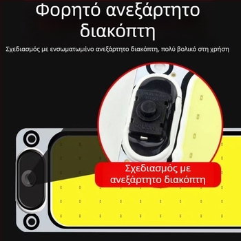 LED COB εσωτερικό φως ανάγνωσης για καμπίνα οχήματος — 12-85V, αλουμινένια COB μονάδα, 54/64/87/108 LED κόμβοι, κατάλληλο για φορτηγά, αυτοκίνητα, ημιρυμουλκούμενα, βαν και λεωφορεία