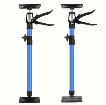 Στήριγμα ανύψωσης εγκατάστασης κρεματών ντουλαπιών με τηλεσκοπική ράβδο, υποστήριξη γυψοσανίδας και εργαλείο ξυλουργικής για οροφή