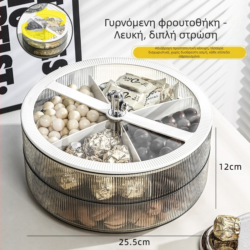 Multi-pie Ακρυλική πιατέλα φρούτων για οικιακή χρήση — ρετρό στυλ με ελαφρύ πολυτελές χαρακτήρα, πρώτη τάξη ποιότητα