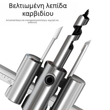 DIY ρυθμιζόμενο τρυπάνι διάνοιξης οπών από κράμα αεροπορικού τύπου για ξύλο, γυψοσανίδα, φωτιστικά οροφής και πλαστικό