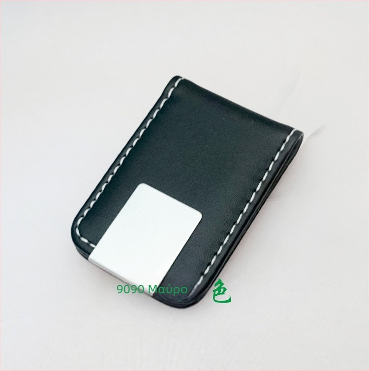 Μαγνητικό κλιπ χρημάτων, unisex, PU δέρμα, 1-διπλό, ανοιχτή πρόσβαση, κάθετη τετράγωνη μορφή, μοντέλα HC-8833/HC-8844/HC-9090