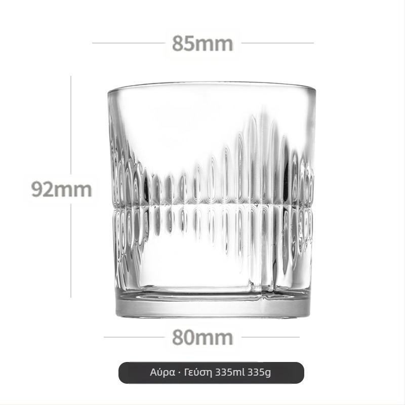 Σετ κρυστάλλινων ποτηριών ουίσκι (4 τεμ., 301–400 ml, κουτί δώρου, εκτύπωση λογότυπου)
